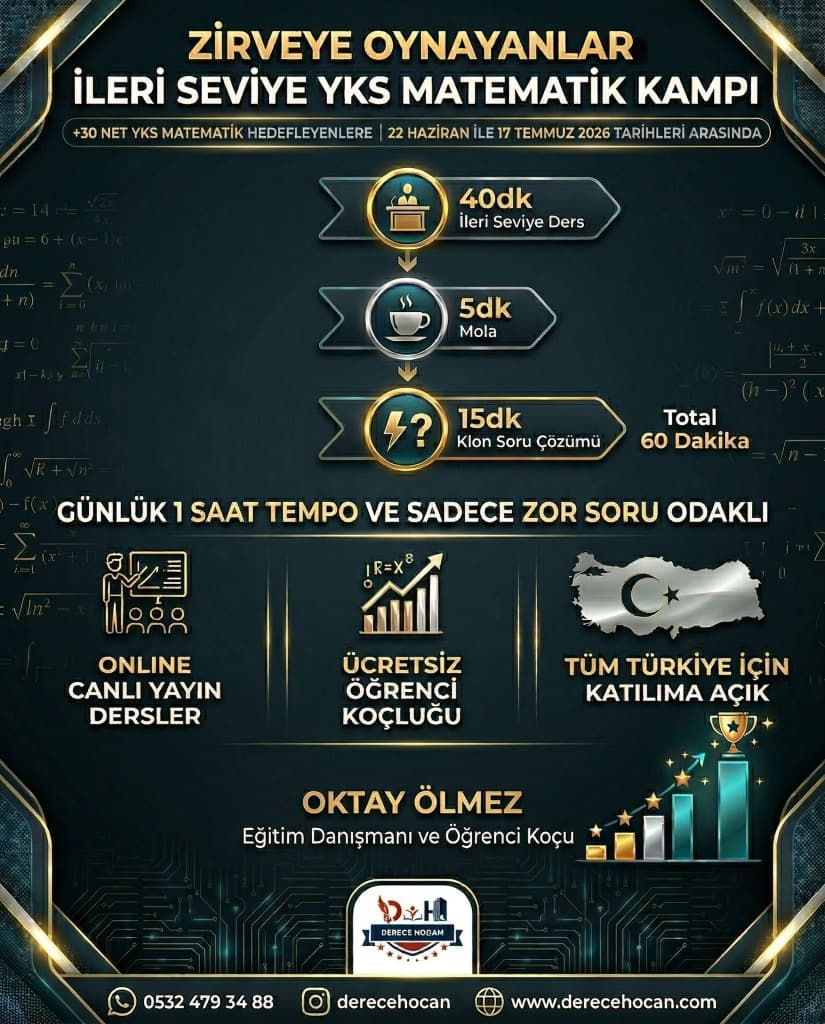 Zirveye Oynayanlar - İleri Seviye Matematik Kampı
